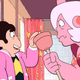 Steven introducing himself to a freshly uncorrupted Gem.